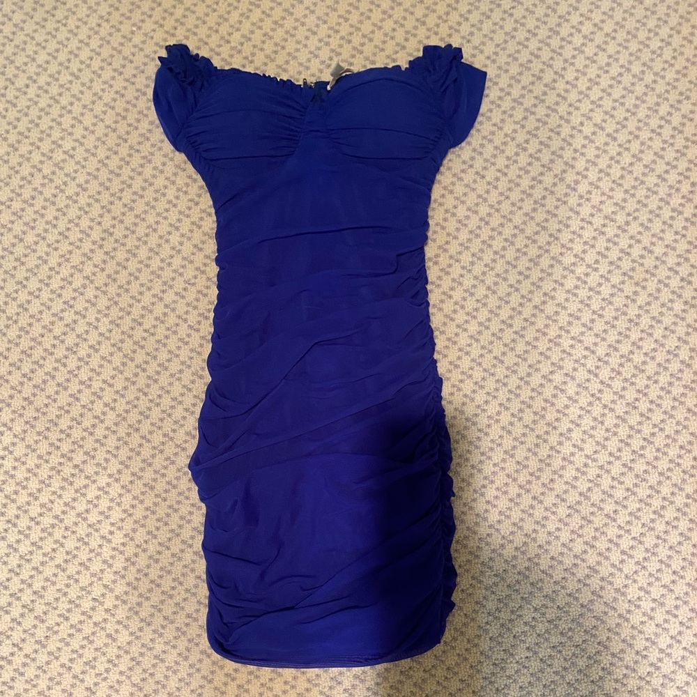 Privv Mini Royal Blue Dress